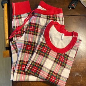 EUC Hanna Andersson Adult Christmas Pajama Set S